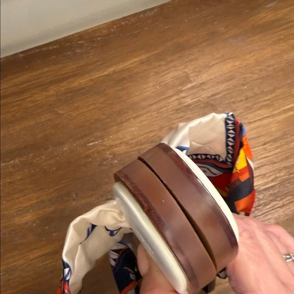 Tory Burch Selby Scarf Sandal - Picture 15 of 16